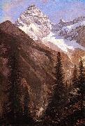 Albert Bierstadt Canadian_Rockies_Asulkan_Glacier Sweden oil painting artist